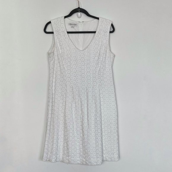 Pendleton Summery Eyelet Sheath Dress - Picture 1 of 7